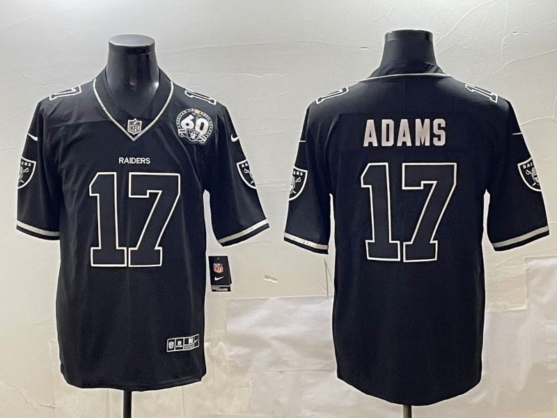 Men Oakland Raiders #17 Adams Black Second generation 2025 Nike Limited NFL Jersey style 031->oakland raiders->NFL Jersey